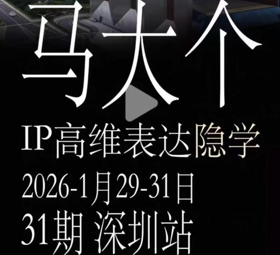 马大个《IP高维表达》全套12800线下大课笔记，手把手教你打造个人IP-91副业网