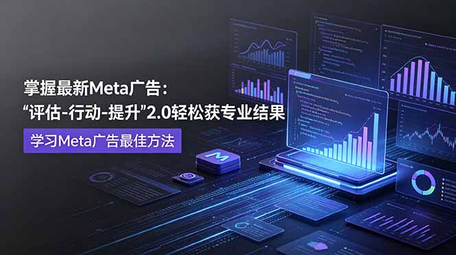 掌握最新的Meta广告，通过“评估-行动-提升”2.0版本轻松获得专业级结果。学习目前学习Meta广告的最佳方法-91副业网