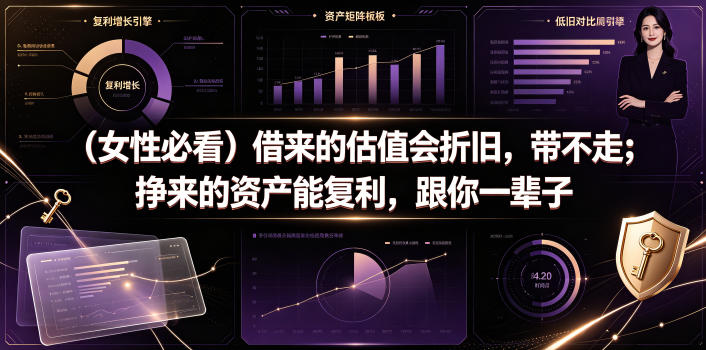 付费文章：(女性必看)借来的估值会折旧，带不走；挣来的资产能复利，跟你一辈子-91副业网