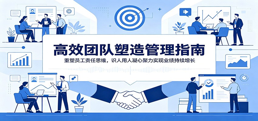 高效团队塑造管理指南：重塑员工责任思维，识人用人凝心聚力实现业绩持续增长-91副业网