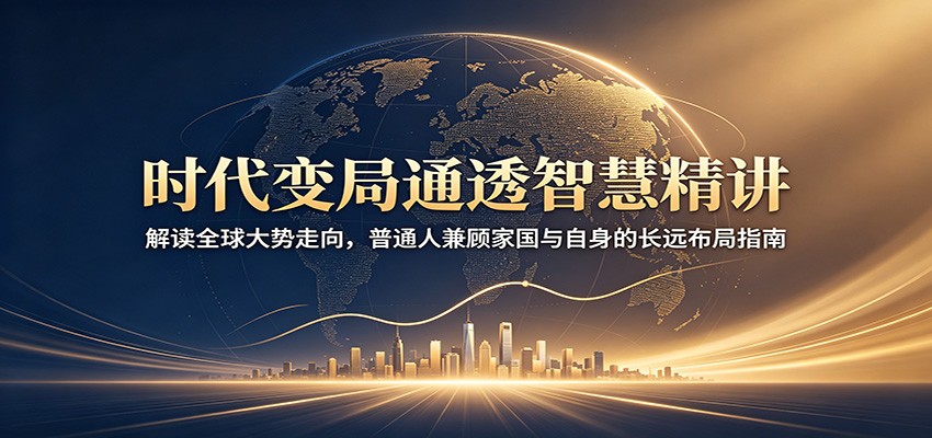 时代变局通透智慧精讲：解读全球大势走向，普通人兼顾家国与自身的长远布局指南-91副业网