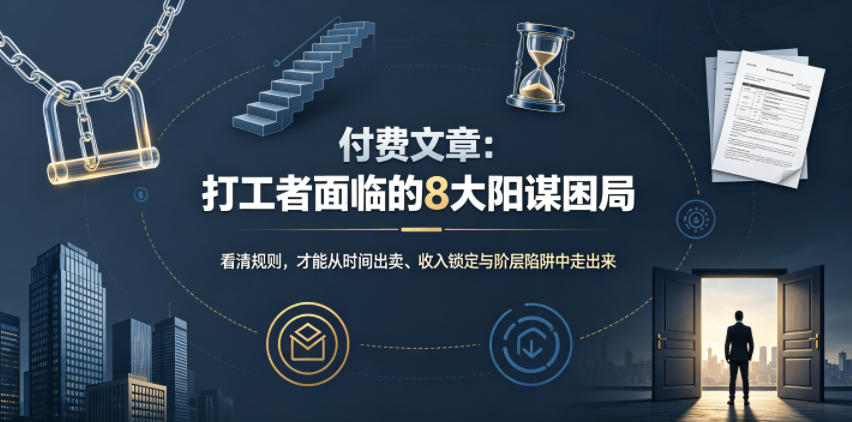付费文章:打工者面临的8大阳谋困局-91副业网