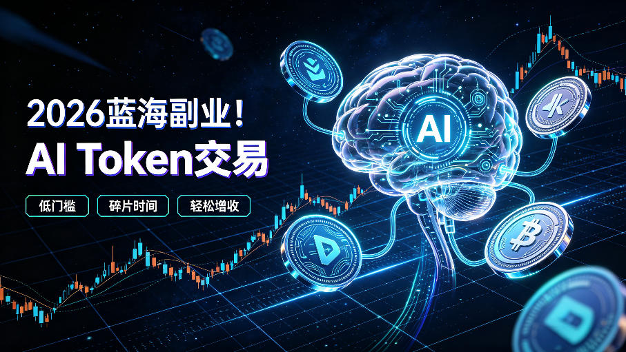 2026全新风口副业|AI智能Token交易,空闲时间轻松 賺 收益,无需全天盯盘【揭秘】-91副业网