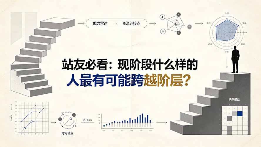 付费文章:站友必看:现阶段什么样的人最有可能跨越阶层?-91副业网