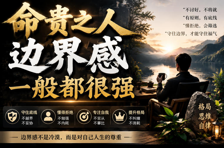 付费文章：命贵之人，边界感一般都很强-91副业网