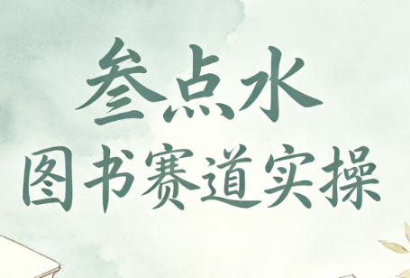 叁点水图书赛道实操-91副业网