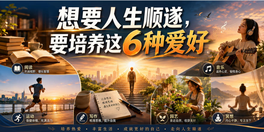 公众号付费文章:想要人生顺遂,要培养这6种爱好-91副业网