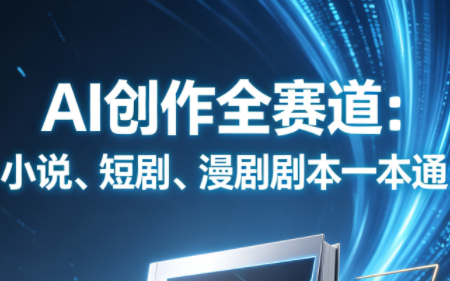 AI创作全赛道:小说、短剧、漫剧剧本一本通(更新7月)-91副业网
