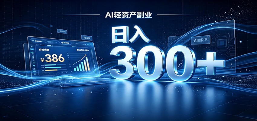2026 AI轻资产风口，Token中转站小白可入局，日入300+-91副业网