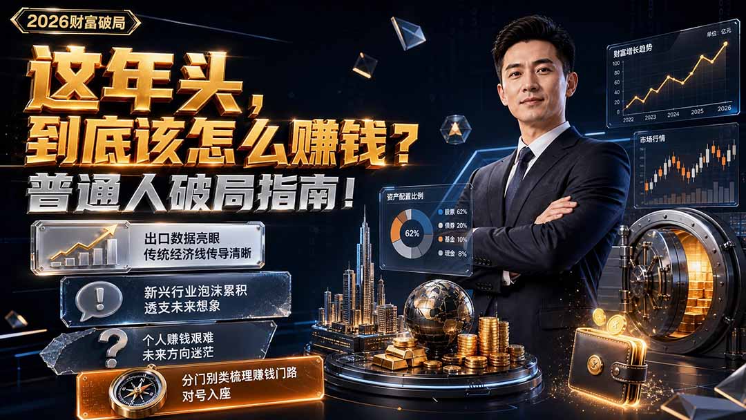 付费文章：这年头，到底该怎么赚钱？普通人破局指南！-91副业网