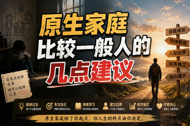 付费文章:给原生家庭比较一般人的几点建议-91副业网