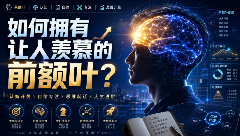 付费文：如何拥有让人羡慕的前额叶？-91副业网