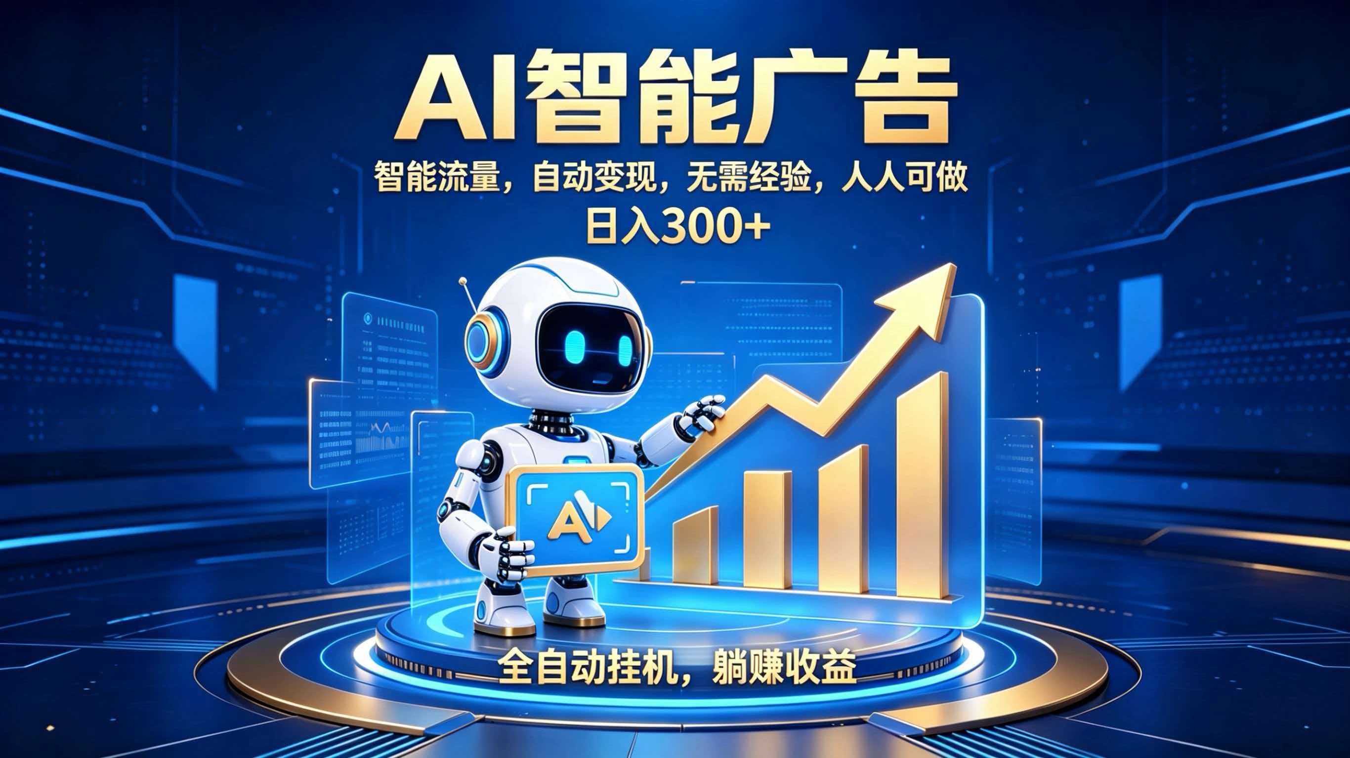 轻资产新赛道,全自动AI广告,打造持续收益-91副业网