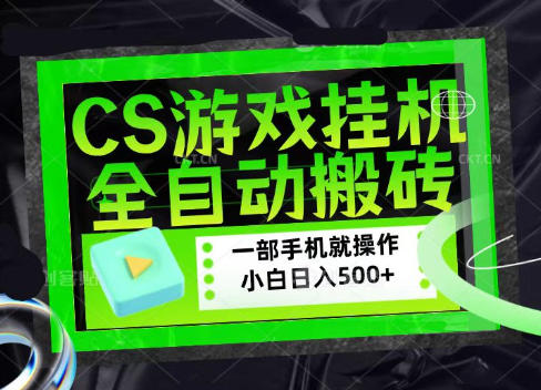 CSGO游戏挂G捡漏搬砖，超稳定的项目，带领1000+小白实现日入500+，数据可视频验证【揭秘】-91副业网