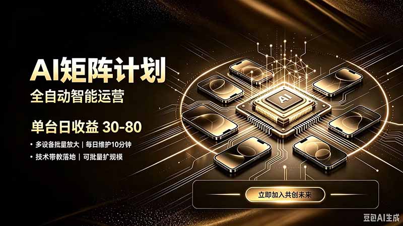 AI智能对话,矩阵规模化创业,全程技术扶持,长久稳定,日入800+-91副业网