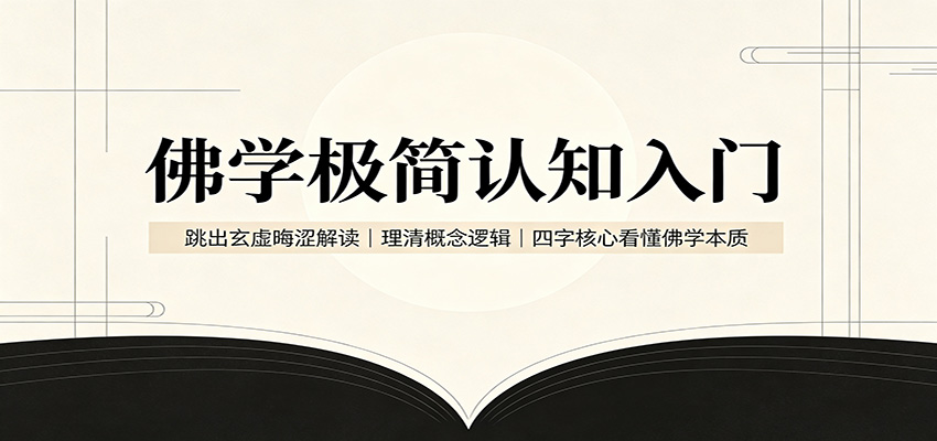 佛学极简认知入门：跳出玄虚晦涩解读，理清概念逻辑，四字核心看懂佛学本质-91副业网