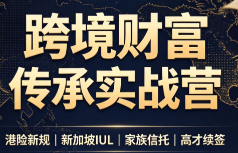 做跨境财富：港险+百慕大+续签-91副业网