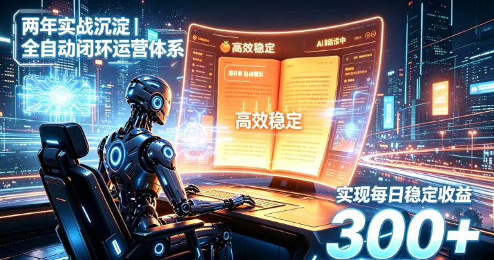 两年实战沉淀|全自动闭环运营体系,实现每日稳定收益300+【揭秘】-91副业网