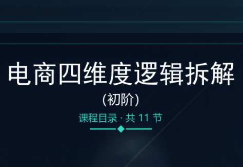 老木老师·电商四维度逻辑拆解(初阶)-91副业网