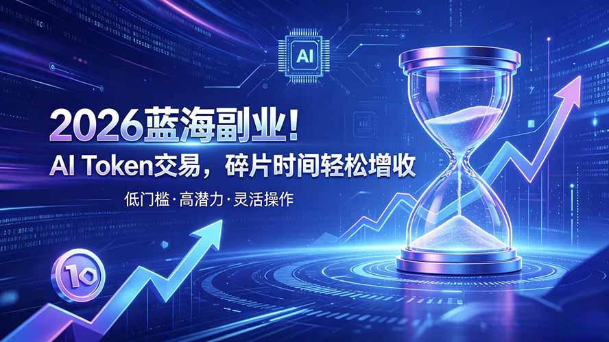 AI Token算力赛道!普通人可入局的数字副业-91副业网