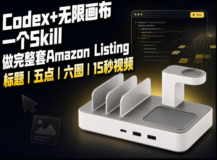 我用一个Codex Skill做完Amazon Listing：标题、五点、六图和视频全流程-91副业网