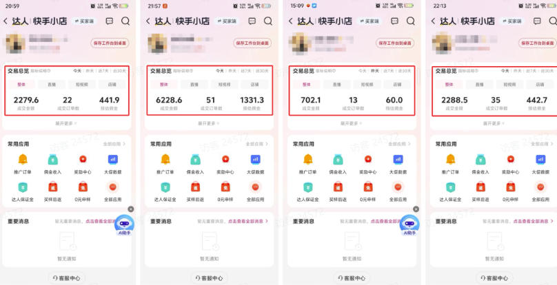 AI短视频带货，靠AI生成短视频，分发到抖音快手平台，多种模版提示词提供，单条视频1k+收益