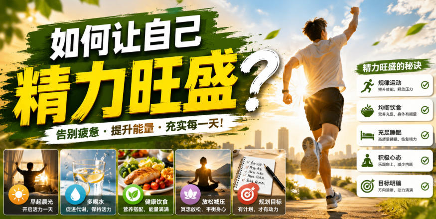 付费文章：如何让自己精力旺盛？-91副业网
