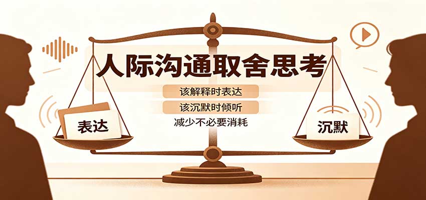 人际沟通取舍思考：分清解释与沉默边界，拿捏职场生活沟通分寸减少情绪内耗-91副业网