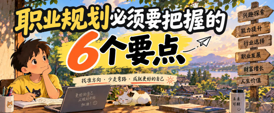 付费文章：职业规划必须要把握的6个要点-91副业网