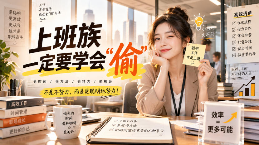 某社群精选付费文：上班族一定要学会“偷“-91副业网
