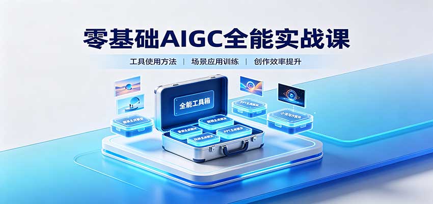 零基础AIGC全能实战课:覆盖绘画、影音、PPT、小说多场景AI创作-91副业网
