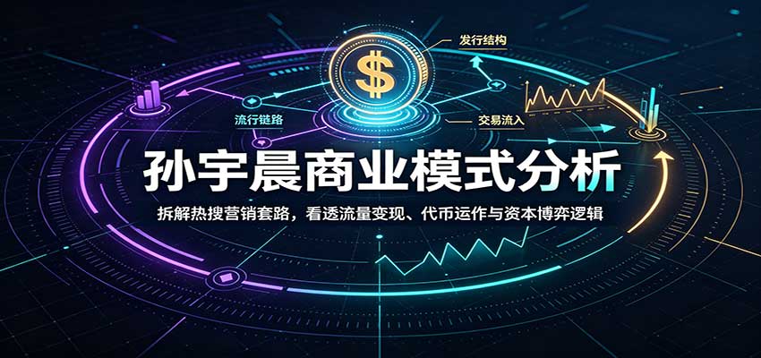 孙宇晨商业模式分析：拆解热搜营销套路，看透流量变现、代币运作与资本博弈逻辑-91副业网