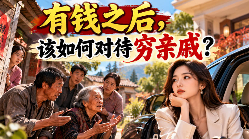 某公众号付费文章：有钱之后，该如何对待穷亲戚？-91副业网