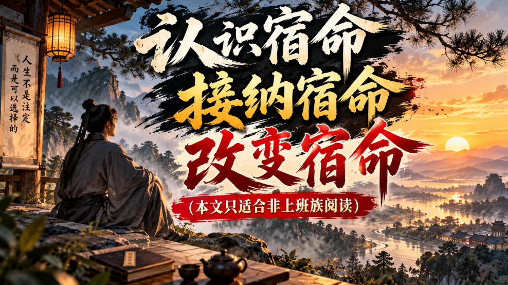 某公众号付费文章：认识宿命，接纳宿命，改变宿命(本文只适合非上班族阅读)-91副业网