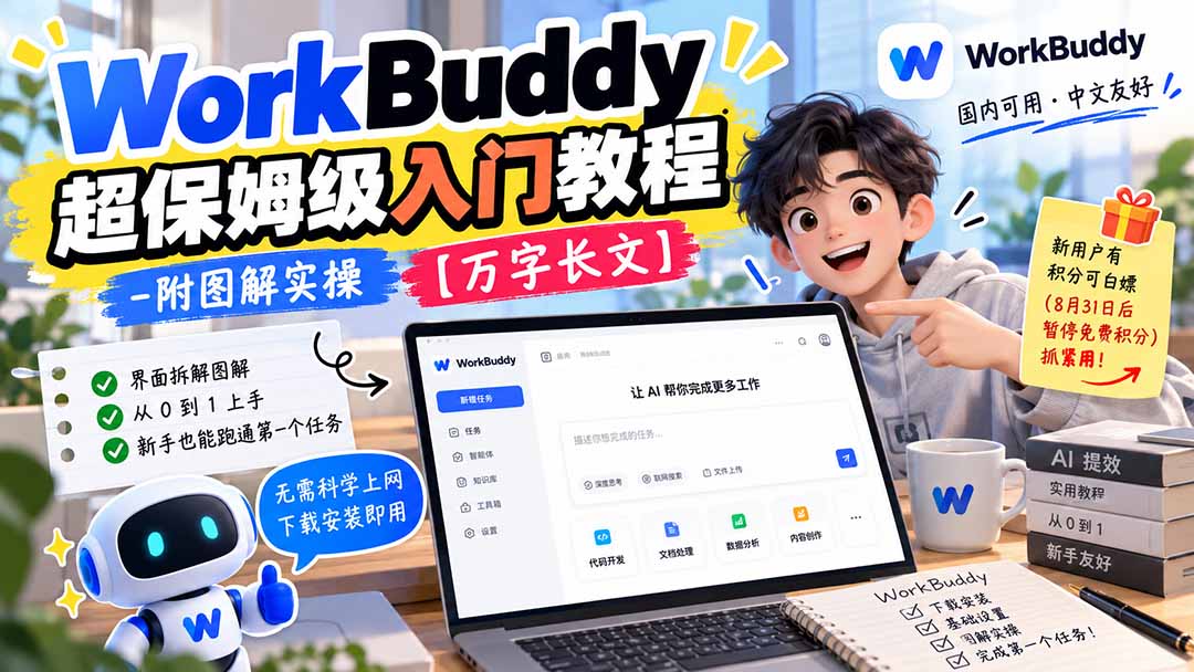 WorkBuddy 超保姆级入门教程-附图解实操 【万字长文】-91副业网