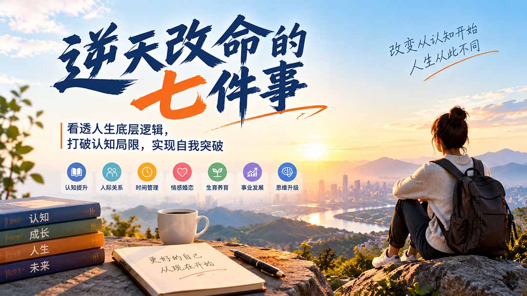付费文章:逆天改命的七件事,看透人生底层逻辑,打破认知局限,实现自我突破-91副业网
