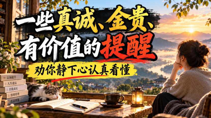 付费文章:一些真诚、金贵、有价值的提醒,劝你静下心认真看懂-91副业网