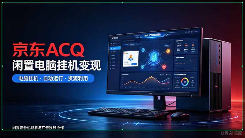 京东ACQ是什么？闲置电脑挂机采集项目拆解-91副业网