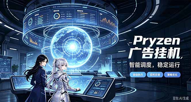 Pryzen广告全自动挂机给自己一个交代,门槛低,零基础小白也可以快速上手-91副业网