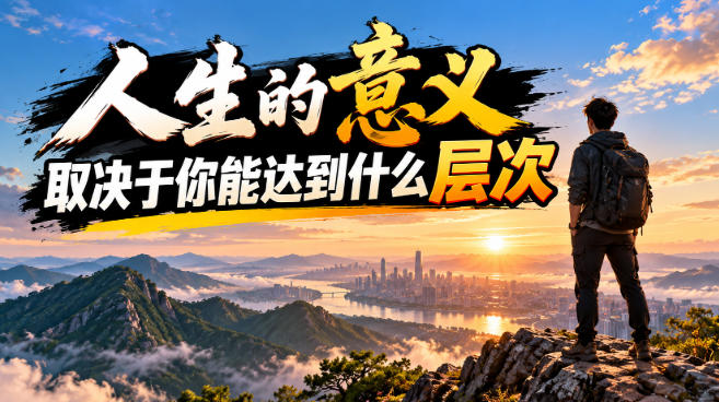 某公众号付费文章：人生的意义，取决于你能达到什么层次-91副业网